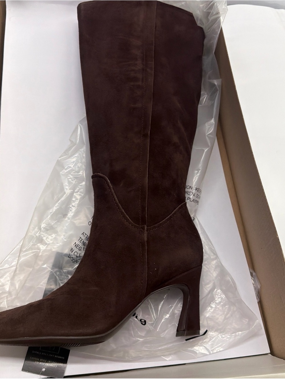 Naturalizer  Emily Chocolate Women's Over-the-Knee Suede Boots - Brown